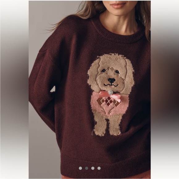 Maeve Sweaters - NWT Maeve Crew-Neck Dog Icon
Pullover Sweater